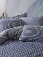 Cotton Box Спално бельо „Smart Bamboo Mavi“ Bambu Saten – 60% памук и 40% бамбук – 6 части – за спалня - Image 3