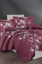 First Choice Спално бельо „Arya Rose“ Памучен сатен – 6 части – за спалня - Image 2