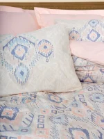Cotton Box Спално бельо „Mosola Somon“ Ethnic Ranforce – 100% памук – 4 части – за спалня - Image 2