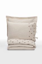 Cotton Box Спално бельо „Arie“ Cotton Keten – 25% лен и 75% памук – 6 части – за спалня - Image 5