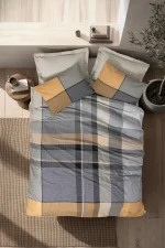 Cotton Box Спално бельо „Torvi Bej“ Nordek Ranforce – 100% памук – 4 части – за спалня
