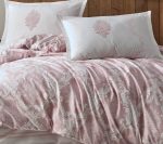 “Fiorita v1 Pembe“ Clasy Ranforce Verona Спално бельо – 4 части – за спалня - Image 2