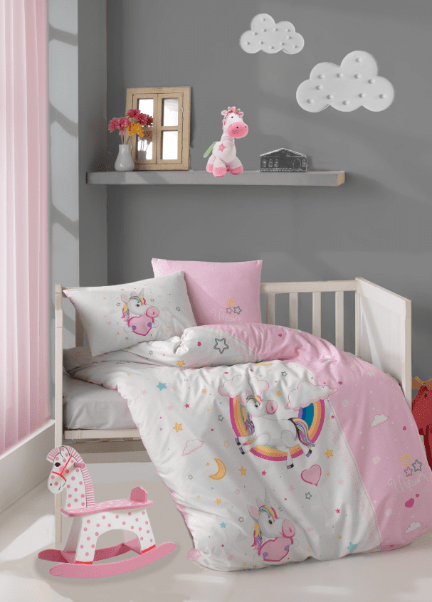 wp_id_23503_1776198178002 „Unicorn Dreams“ Детски спален комплект Clasy Памук Ранфорс – 4 части – за детско легло - Image 1