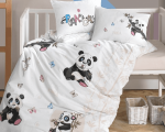 Clasy Детско спално бельо „Cute Panda“ Памук Ранфорс – 4 части – за детско легло - Image 2