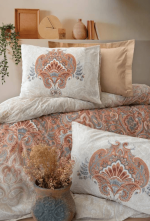 Cotton Box Спално бельо „Loreta Beige“ Ranforce – 100% памук ранфорс – 4 части – за спалня - Image 2