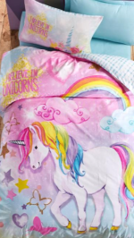 Cotton Box Спално бельо „Dream Mint“ Junior Ranforce – 100% памук – 3 части – за единично легло - Image 2
