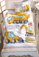 Cotton Box Спално бельо „Track Turkuaz“ Junior Ranforce – 100% памук – 3 части – за единично легло - Image 2