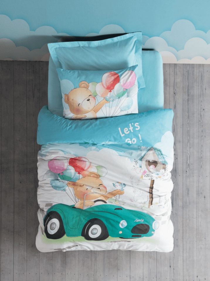 wp_id_24910_1776198209834 Cotton Box Детско спално бельо „Buddy Drive“ Ranforce – 100% памук ранфорс – 3 части – за единично легло с ластик - Image 1