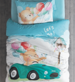 Cotton Box Детско спално бельо „Buddy Drive“ Ranforce – 100% памук ранфорс – 3 части – за единично легло с ластик - Image 2