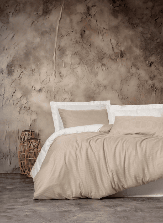 wp_id_25155_1776198217435 Cotton Box Спално бельо „Smart Bamboo Beige“ Bambu Saten – 60% памук и 40% бамбук – 6 части – за спалня - Image 1