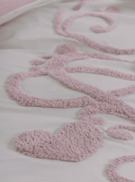 Спално бельо „Bellini Pink“-puff бродерия-Памук Ранфорс-6 части-Cotton Box - Image 2