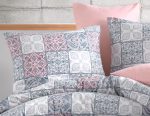 Спален бельо - Majoli „Ceramica powder“ – памук ранфорс, 4 части - Image 2
