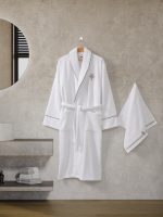 Дамски сет халат Guher + кърпа – Cotton Box - M/L