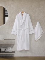 Мъжки сет халат Guher + кърпа – Cotton Box - L/XL