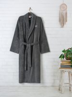 Unisex халат – Cotton Box – серия Zen – антрацит S/M
