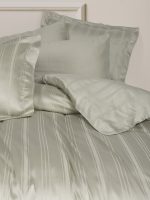 Cotton Box Спално бельо „Stripe Bej“ Smart Bambu Saten – 60% бамбук и 40% памук – 6 части – за спалня - Image 2