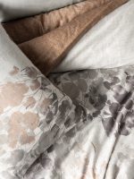 Cotton Box Спално бельо „Blatt Gri“ Saten – 100% памук сатен – 6 части – за спалня - Image 2