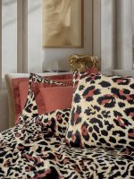 Спално бельо  „Leo Luxe“  Family - Памук Сатен -7 части – с 2 единични плика-Cotton box - Image 2