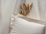 Cotton Box Спално бельо „Elegant Stripe Ekru“ Elegant Stripe Saten – 100% памук сатен – 4 части – за спалня - Image 2