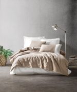 Cotton Box Спално бельо „Plain Vizon-Krem“ Ranforce – 100% памук ранфорс – 3 части – за единично легло