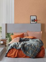 Cotton Box Спално бельо „Stark Tarçın“ Modern Ranforce – 100% памук ранфорс – 3 части – за единично легло