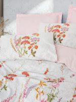 Cotton Box Спално бельо „Lilura Pink“ Ranforce – 100% памук ранфорс – 5 части – за спалня с два плика - Image 2