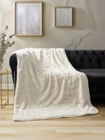 „Emboss Krem“ Луксозно одеяло Cotton Box – 220×240 см