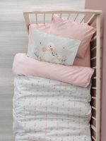 Cotton Box „Mamiduck Pembe“ бебешки спален комплект – 100% памук ранфорс