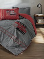 Cotton Box Спално бельо „Fracto Bordo“ Mood Nakışlı Ranforce – 100% памук ранфорс – 4 части – за единично легло