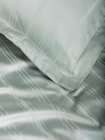 Cotton Box Спално бельо „Stripe Mint“ Smart Bambu Saten – 60% бамбук и 40% памук – 6 части – за спалня - Image 14