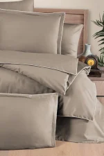 La Romano Спално бельо „Lucca Rock“ Premium Satin – 100% памук – 6 части – за спалня - Image 2