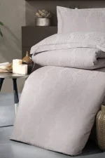 First Choice Спално бельо „Norel Latte“ Сатен Жакард – 100% памук – 6 части – за спалня - Image 2