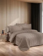 First Choice Спално бельо „Norel Wicker“ Сатен Жакард – 100% памук – 6 части – за спалня