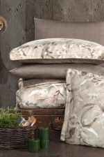 La Romano Спално бельо „Kiana Wooden“ Premium Satin – 100% памук – 6 части – за спалня - Image 2