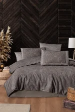 La Romano Спално бельо „Stefan Iron“ Premium Satin – 100% памук – 300 TC – 6 части – за спалня