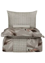 La Romano Спално бельо „Perlan Wind“ Premium Satin – 100% памук – 300 TC– 6 части – за спалня - Image 4
