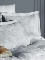 First Choice Спално бельо „Doreta Silver“ Satin Jacquard – 100% памук – 6 части – за спалня - Image 2