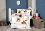 First Choice Детско спално бельо „Bear“ Бамбук Сатен – 100% бамбук – 4 части – за бебешко легло