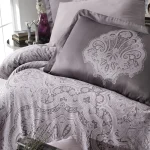First Choice Спално бельо „Milena Lavender“ Сатен – 100% памук – 4 части – за единично легло - Image 2
