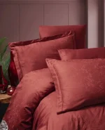 First Choice Спално бельо „WellaCinnamon“ Satin Jacquard – 100% памук – 6 части – за спалня - Image 2