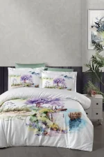 First Choice Спално бельо „Rashan“ 3D Satin – 100% памук – 6 части – за спалня