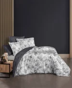 La Romano Спално бельо „Sirene Cobalt“ Premium Satin – 100% памук – 300 TC – 6 части – за спалня