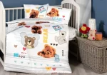 First Choice Детско спално бельо „Bear“ Бамбук Сатен – 100% бамбук – 4 части – за бебешко легло - Image 2