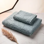 Комплект хавлиени кърпи Hobby – Мента – 100% микропамук – 450 г/м² – 2 части - Image 2