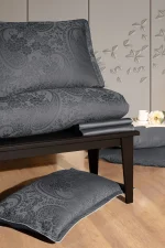 La Romano Спално бельо „Tracy Steel Grey“ Premium Satin – 100% памук – 6 части – за спалня - Image 2