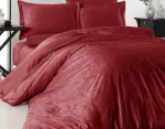 First Choice Спално бельо „Trudy Red“ Jacquard Satin – 100% памук – 6 части – за спалня - Image 2
