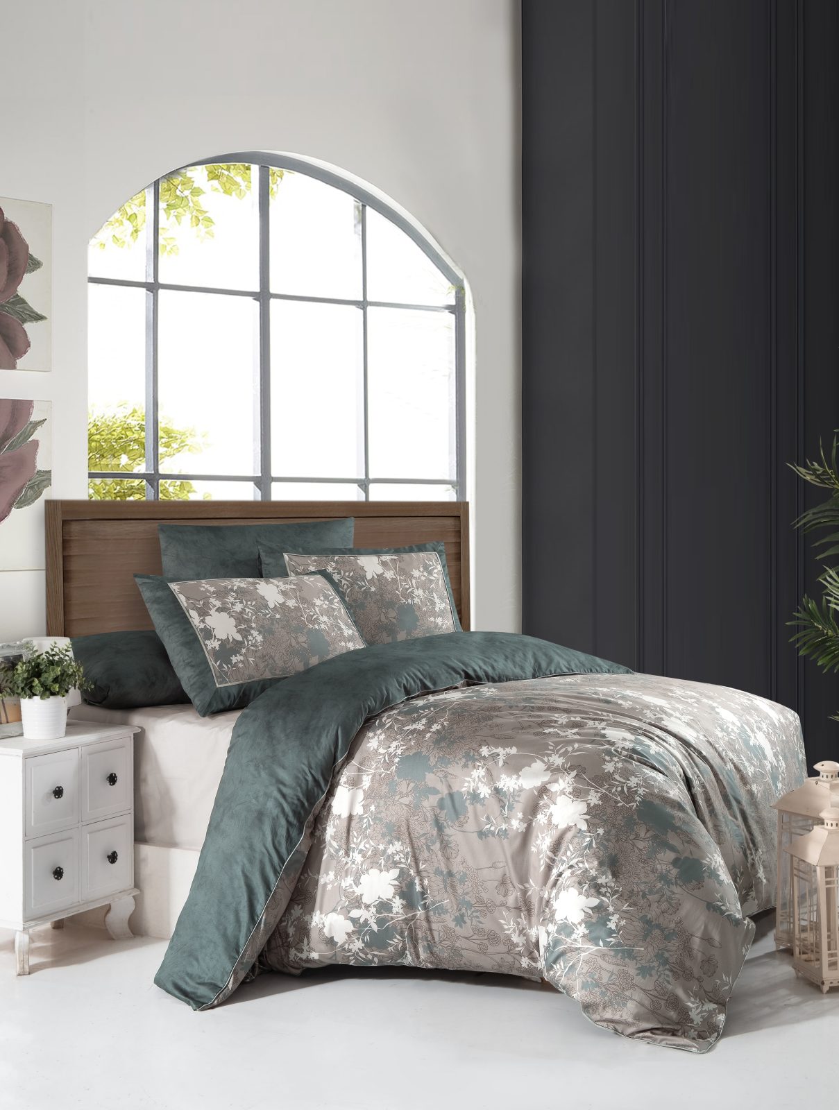 prod_bcb97fc6-ad8a-4123-9072-eef5cdd026ec La Romano Спално бельо „Lily Moonmist“ Premium сатен – 100% памук – 6 части – за спалня - Image 1