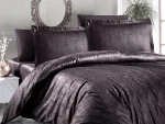 First Choice Спално бельо „Athena Kahve“ Jacquard Satin – 100% памук – 6 части – за спалня