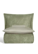 La Romano Спално бельо „Marlen Cedar“ Premium Satin – 100% памук – 300 TC – 6 части – за спалня - Image 3