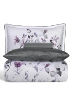 La Romano Спално бельо „Delcina Grey“ Premium Satin – 100% памук – 6 части – за спалня - Image 3